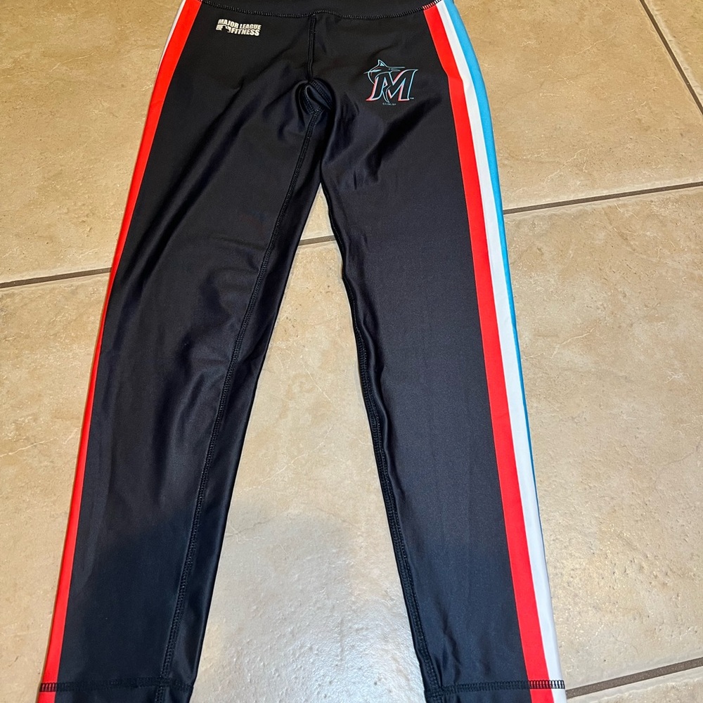 Miami Marlins Black Concepts Sports Leggings